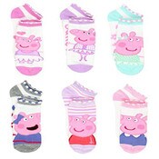 Wholesale - 6PK 2-4T PEPPA PIG PLAY TIME QUARTER, UPC: 701570679398
